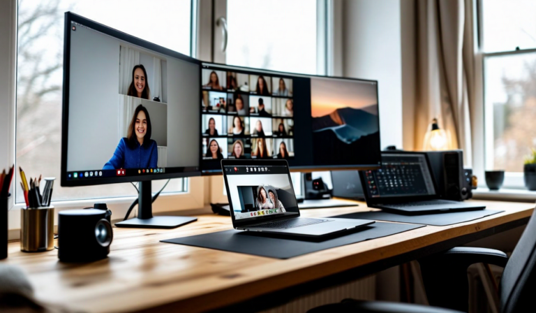 Manager leading a distributed remote team